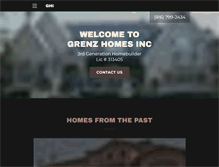 Tablet Screenshot of grenzhomes.com